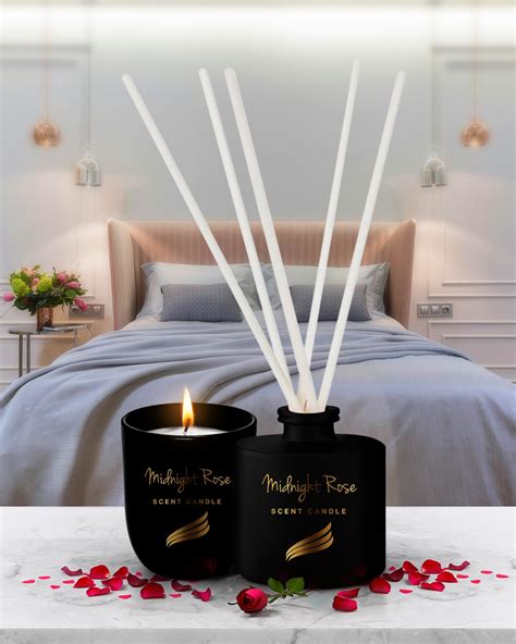 Midnight Rose Reed Diffuser & Candle Set | Pan Aromas