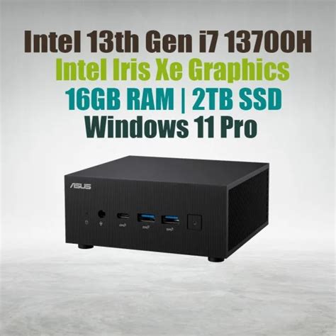 ASUS Mini Pc PN64 i7 13700H 16GB DDR5 2TB Win 11