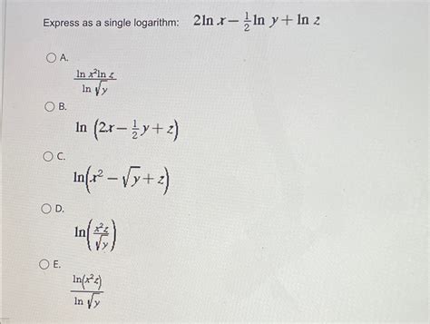 Single Logarithm Examples 的图像结果
