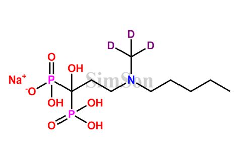 Ibandronic Acid-D3 Sodium salt | CAS No- 1329834-28-7 | Simson Pharma ...