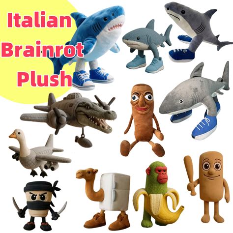 Italian Brainrot Toys Tung Tung Tung Sahur Plush - Italian Brainrot ...