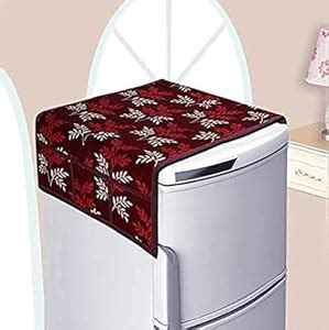 Cread Craft Stain Dust Free Waterproof Refrigerator Fridge Top Cover ...