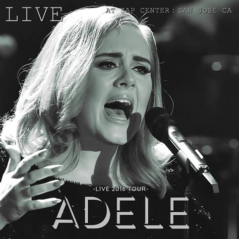 コレクターズCD アデル2016年USツアー 7月30日サンノゼ / Adele - Adele Live 2016/17 Tour 2016 SAP Center:San Jose CA ...