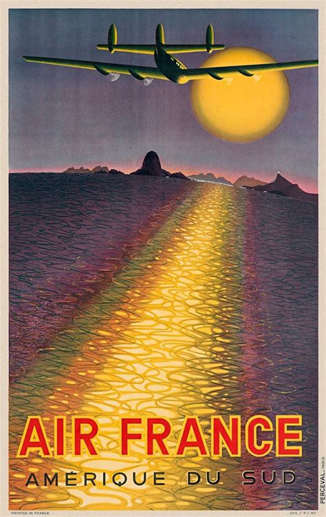 The Golden Age of Air Travel: Vintage Airline posters from between the ...