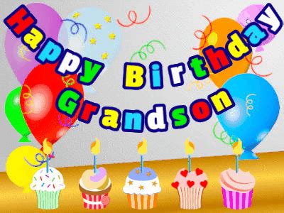 Happy Birthday Grandson GIF 2