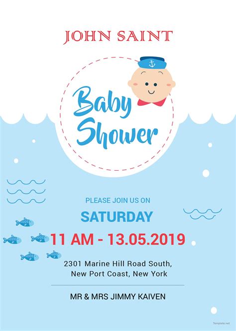 Free Couples Baby Shower Invitation Template in Adobe Photoshop ...