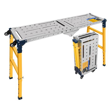 Buy FUNTECK Versatile Portable Steel Work Platform and Welding Table ...