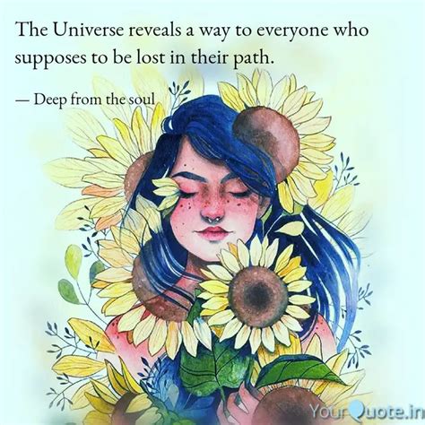 The Universe reveals a wa... | Quotes & Writings by chitra . | YourQuote