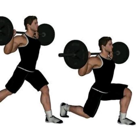 Barbell Split Squat (Right Leg) by Daniel Arixi - Exercise How-to - Skimble