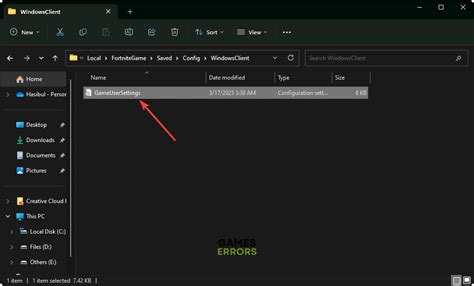 Gameusersettings File Fortnite 的图像结果
