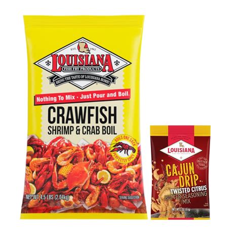 Amazon.com : Louisiana Fish Fry Products Crawfish, Shrimp & Crab Boil ...