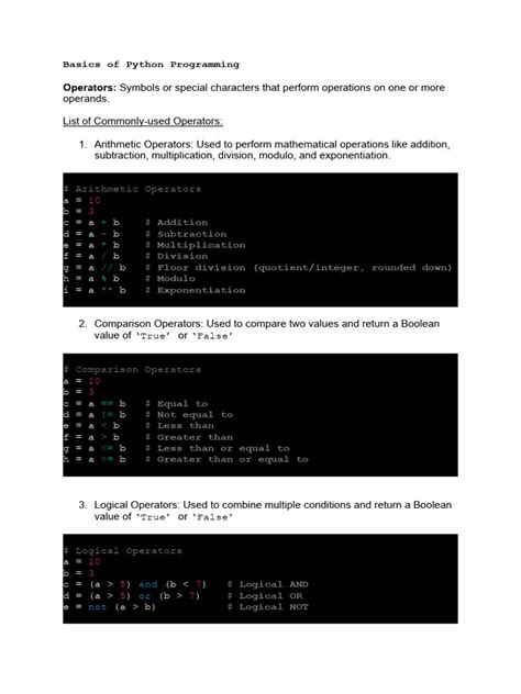 Image result for Python Programming Basics PDF