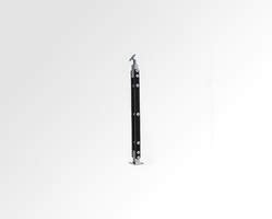 9387 Black Wooden Railing With 3 Inbound Wire Locator