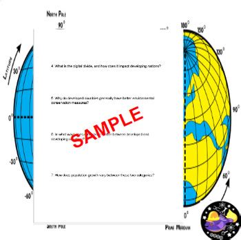 Image result for Developing Countries vs Developed Countries Worksheet