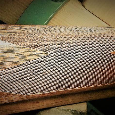 Image result for Checkering Using Checkering Hammers