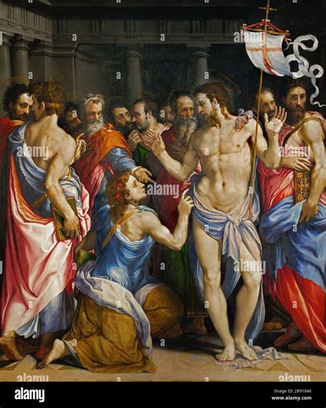 The Incredulity of Saint Thomas, ca 1545. Found in the collection of ...