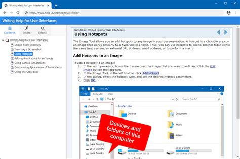 Web Help System Tutorial 的图像结果
