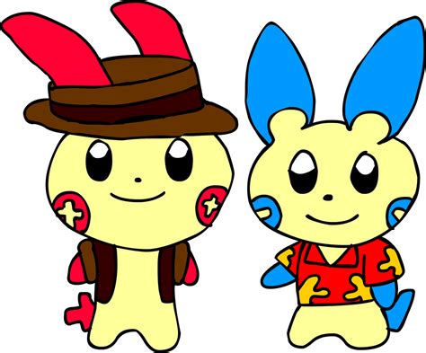 Plusle and Minun - Rescue Rangers by Blackrhinoranger on DeviantArt