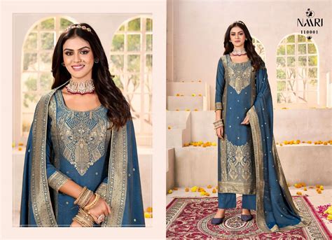 NAARI GUL RAAS PASHMINA JACQUARD DESIGNER SUITS AT BEST ONLINE RATE ...