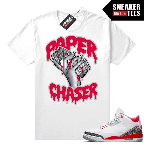 Sneaker shirts Fire red 3s | Fire Red Sneaker tees