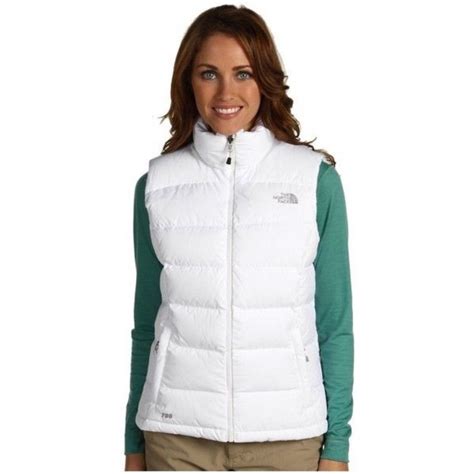 The North Face 700 Down Puffer White Vest Women’s size small Good 7/10 ...