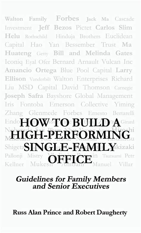 Buy How to Build a High-Performing Single-Family Office: Guidelines for ...