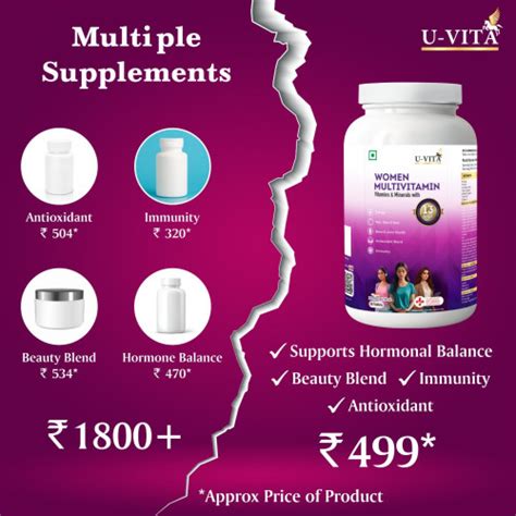 U-Vita Women Multivitamin 30 Tab
