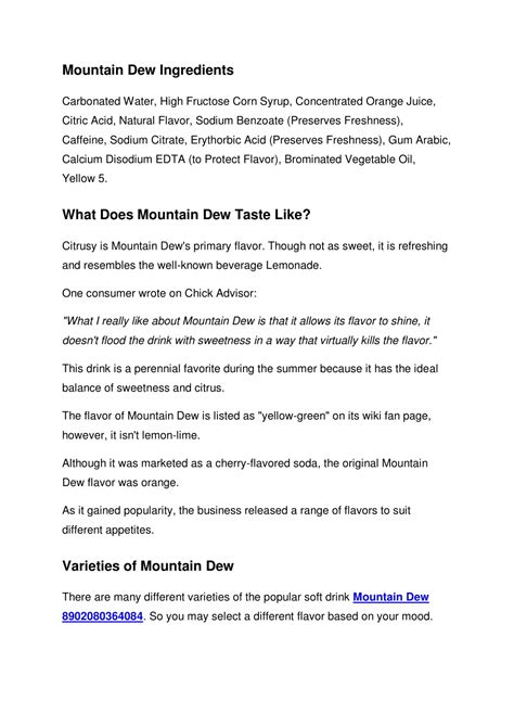 PPT - Mountain dew - Barcode 8902080364084 PowerPoint Presentation ...