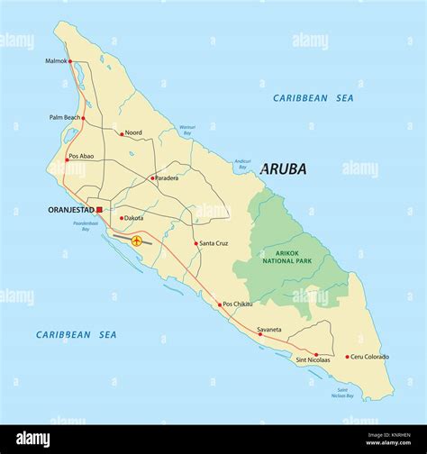 Aruba outline hi-res stock photography and images - Alamy