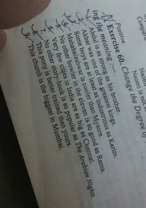 [Best Answer] change the degree of comparison without changing the ...