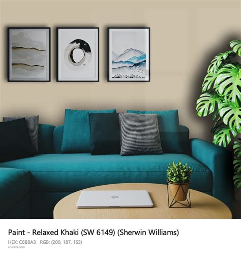 Sherwin Williams Relaxed Khaki (SW 6149) Paint - color codes, matching ...