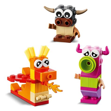Buy LEGO Classic Creative Monsters with 5 Toy Figures Building Kit For ...
