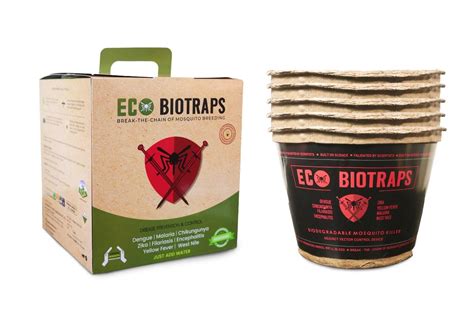 Buy Eco BioTraps Mosquito Killer, Biodegradable Mosquito Trap That ...