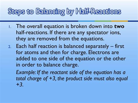 Image result for Balancing Redox Equations