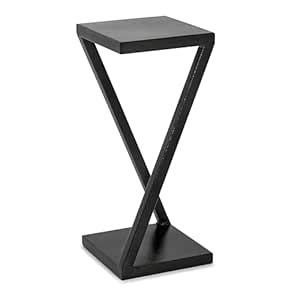 Livzing 2 Tier Metal Stylish Z Shape X Shape Planters Stand | Black ...