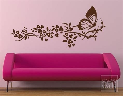 Buy Butterfly Wall Decal Butterflies Wall Decal Branch Butterfly Online ...