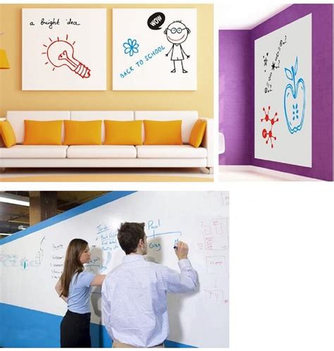 Buy Oren Empower Multi Purpose White Board Wall Sticker (WxH- 60 cm x ...