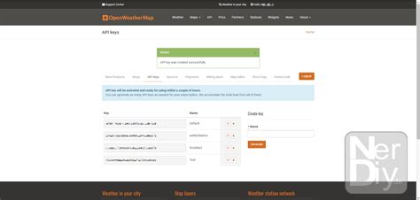 Open Weather API Key 的图像结果