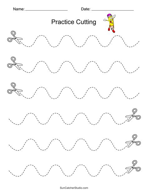 Printable Cutting Practice Worksheets