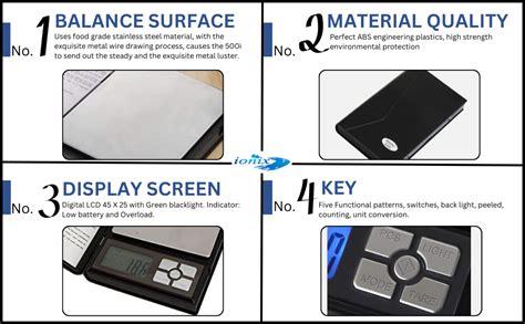 IONIX Notebook Digital Pocket Weighing Scale 600g x 0.01g,Gold weighing ...