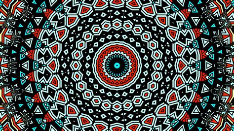 Download wallpaper 1366x768 fractal, circles, pattern, colorful, magic ...