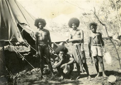 Four men on Papua New Guinea during World War II | The Digital ...