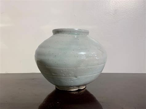 Small Korean White Glazed Porcelain Moon Jar, Joseon Dynasty, 18th/19th ...