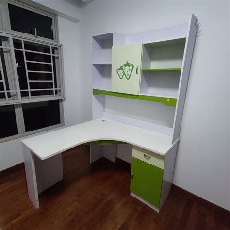 Study and Computer Table with Book Shelf 的图像结果
