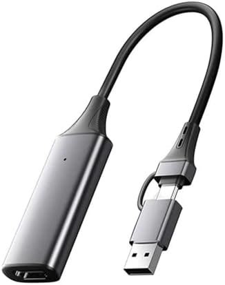 POAYUJDH Efficient Function USB/Type C 2 in 1 Video Capture Card 4K ...