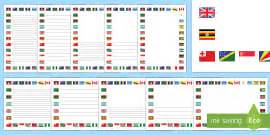 The Commonwealth Games Page Border Pack (teacher made)