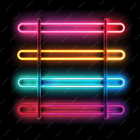 Premium Photo | Novelty Led Sign Lights With Neon Colors Black Wire ...