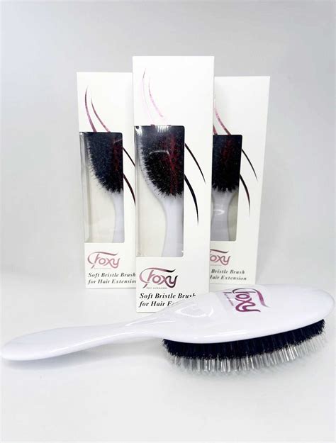 Hair Extension Soft Bristle Brush - Foxy Hair Extensions