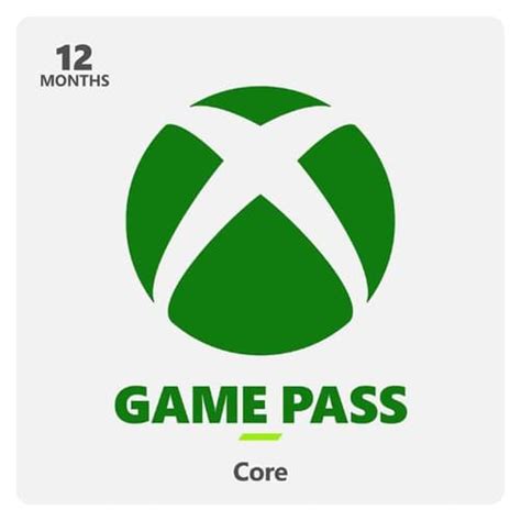 Microsoft Xbox Game Pass Core 12 Months