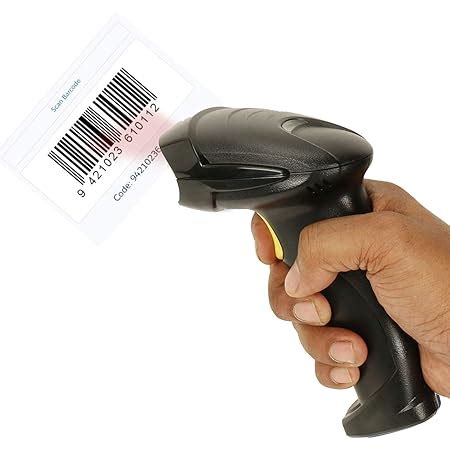 Zebronics, ZEB-BS1H1000 1D Laser Handheld Barcode Scanner Supports USB ...